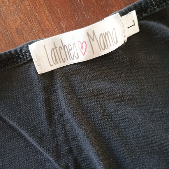 Latched Mama Black Dress, L - Picture 2 of 4
